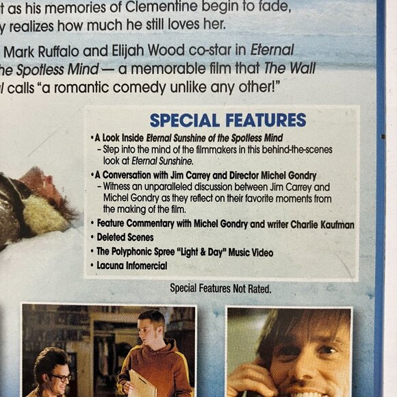 Eternal Sunshine Of The Spotless Mind Jim Carrey Kate Winslet DVD - Picture 4 of 6